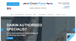 Desktop Screenshot of crownpower.com.au